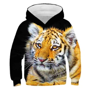 Bluza dziecięca  3D TYGRYS Rozmiar 100-160