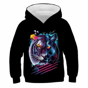 Bluza dziecięca  3D TYGRYS Rozmiar 100-160